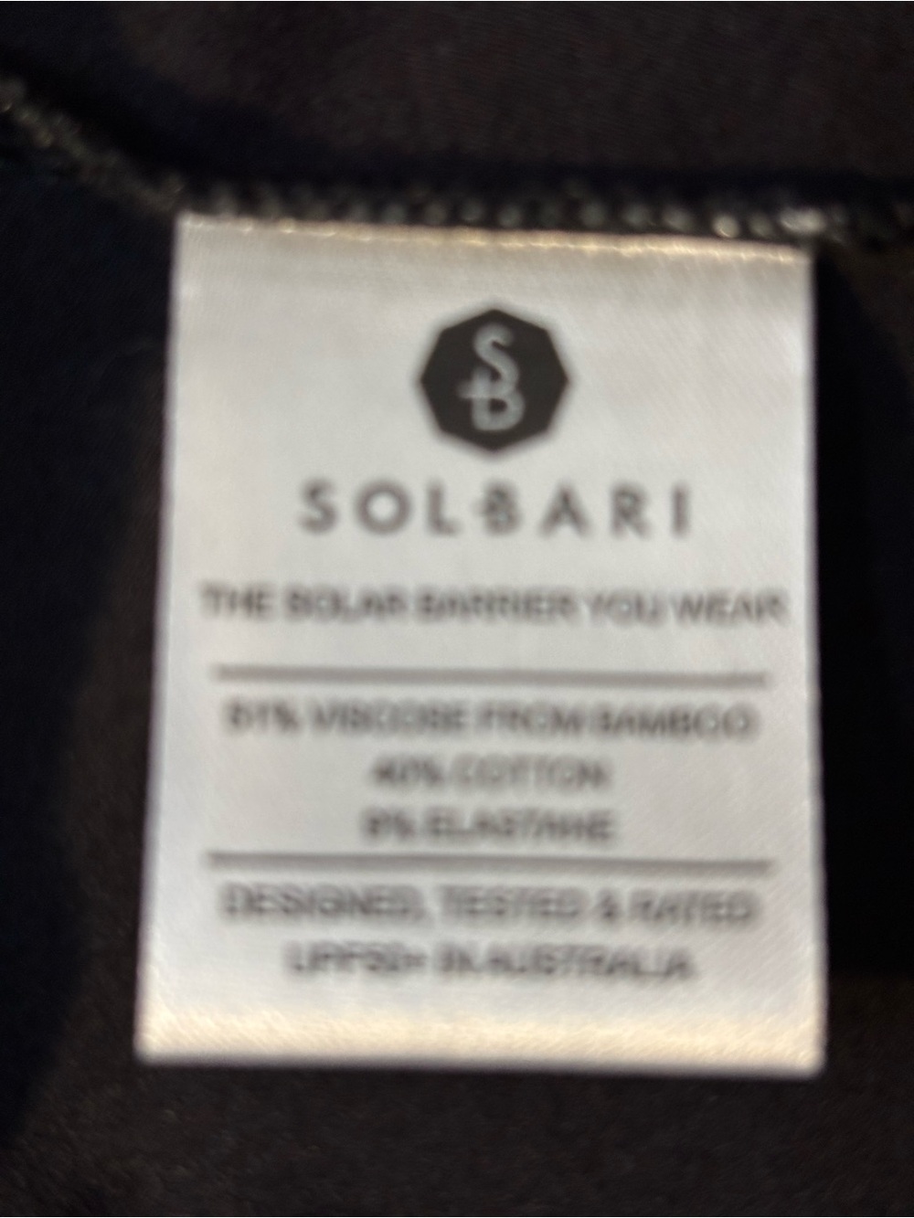 Solstice Black Draped Cropped Shrug Sun protection, UPF 50 + - Picture 4 of 9